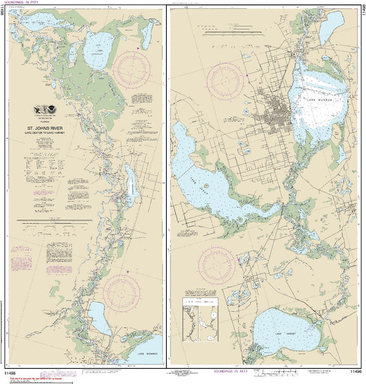 St. Johns River - Lake Dexter to Lake Harney (11498) by NOAA