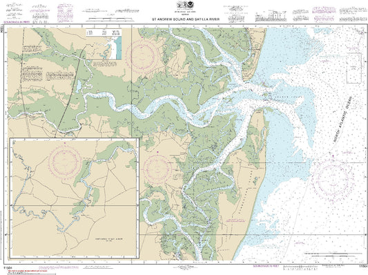 St. Andrew Sound and Satilla River (11504) by NOAA