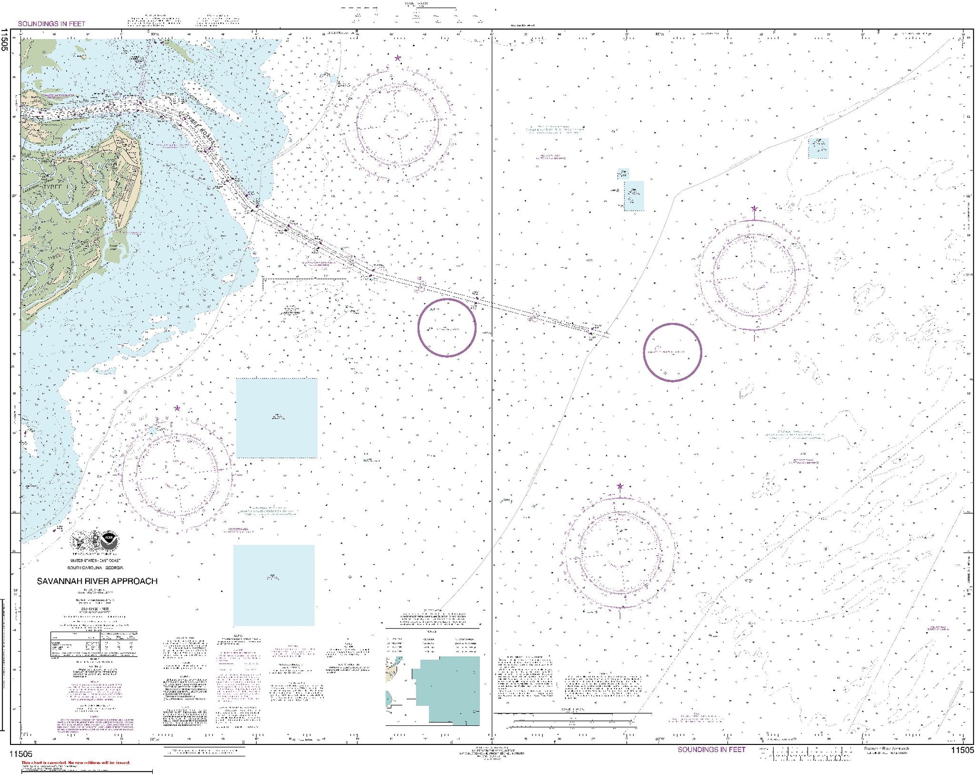 Savannah River Approach (11505) by NOAA