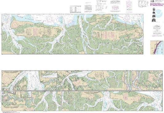 Beaufort River to St. Simons Sound (11507) by NOAA