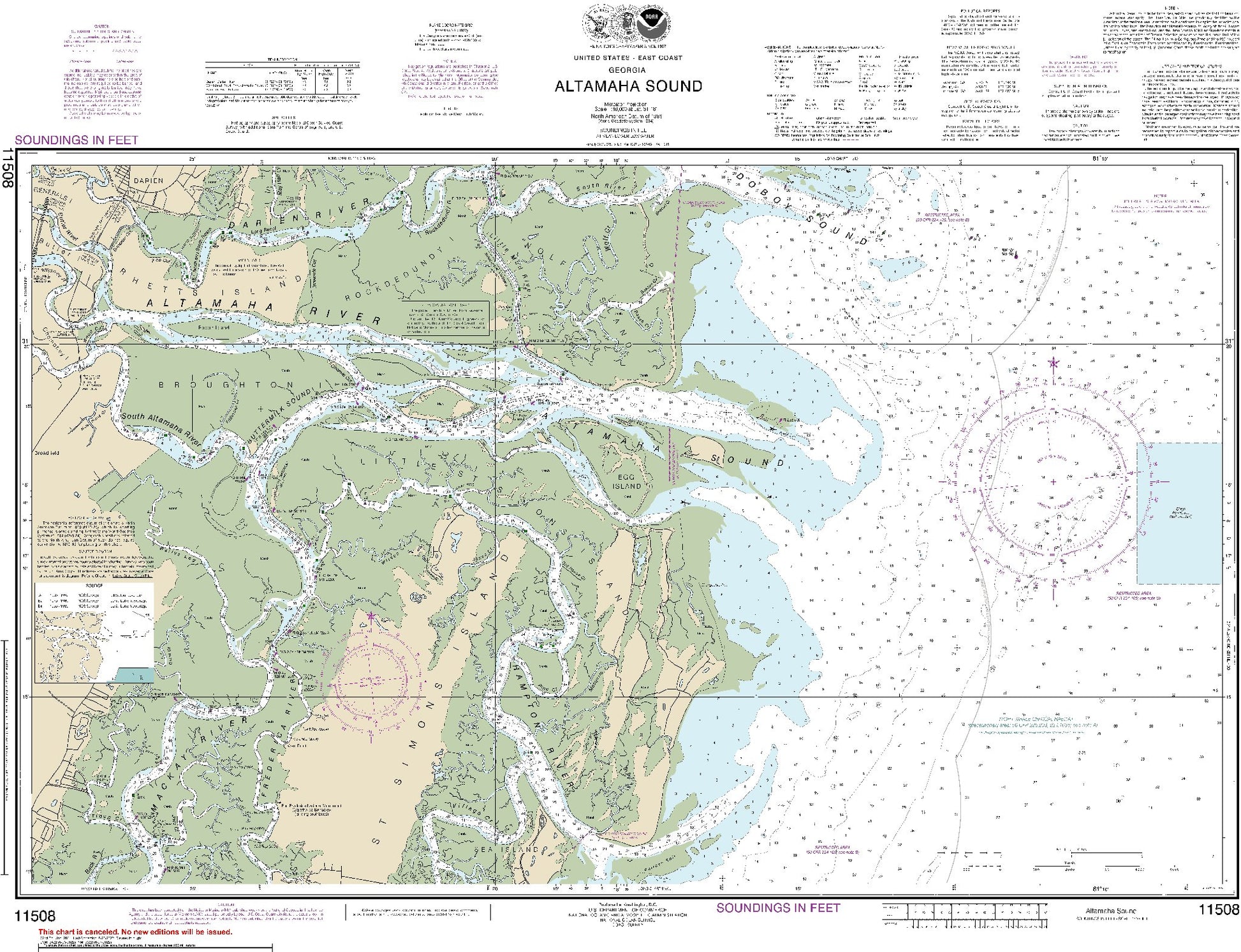 Altamaha Sound (11508) by NOAA
