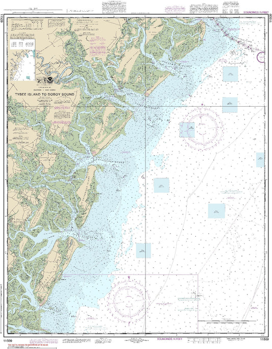 Tybee Island to Doboy Sound (11509) by NOAA