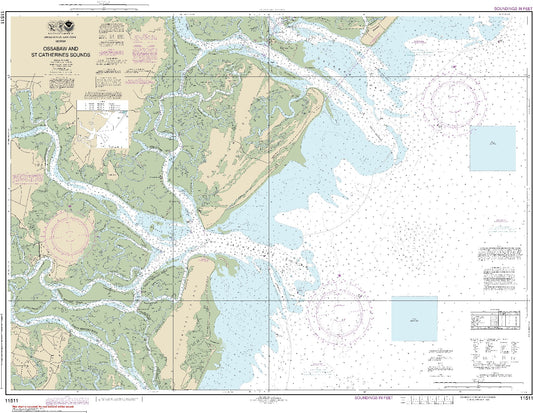 Ossabaw and St. Catherines Sounds (11511) by NOAA