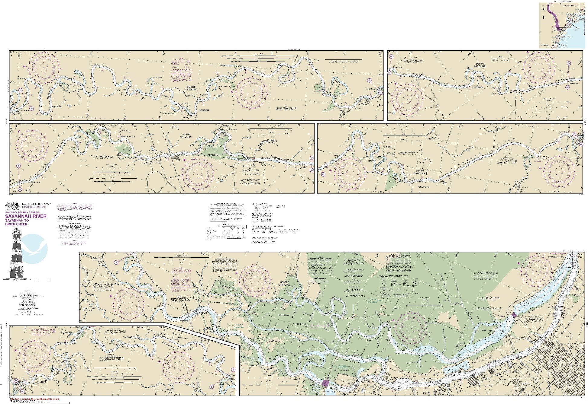 Savannah River - Savannah to Brier Creek (11514) by NOAA