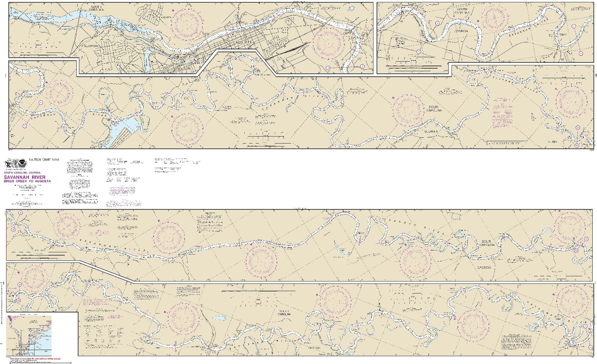 Savannah River - Brier Creek to Augusta (11515) by NOAA