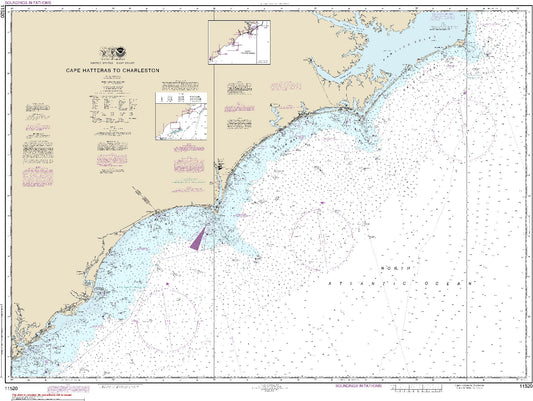 Cape Hatteras to Charleston (11520) by NOAA