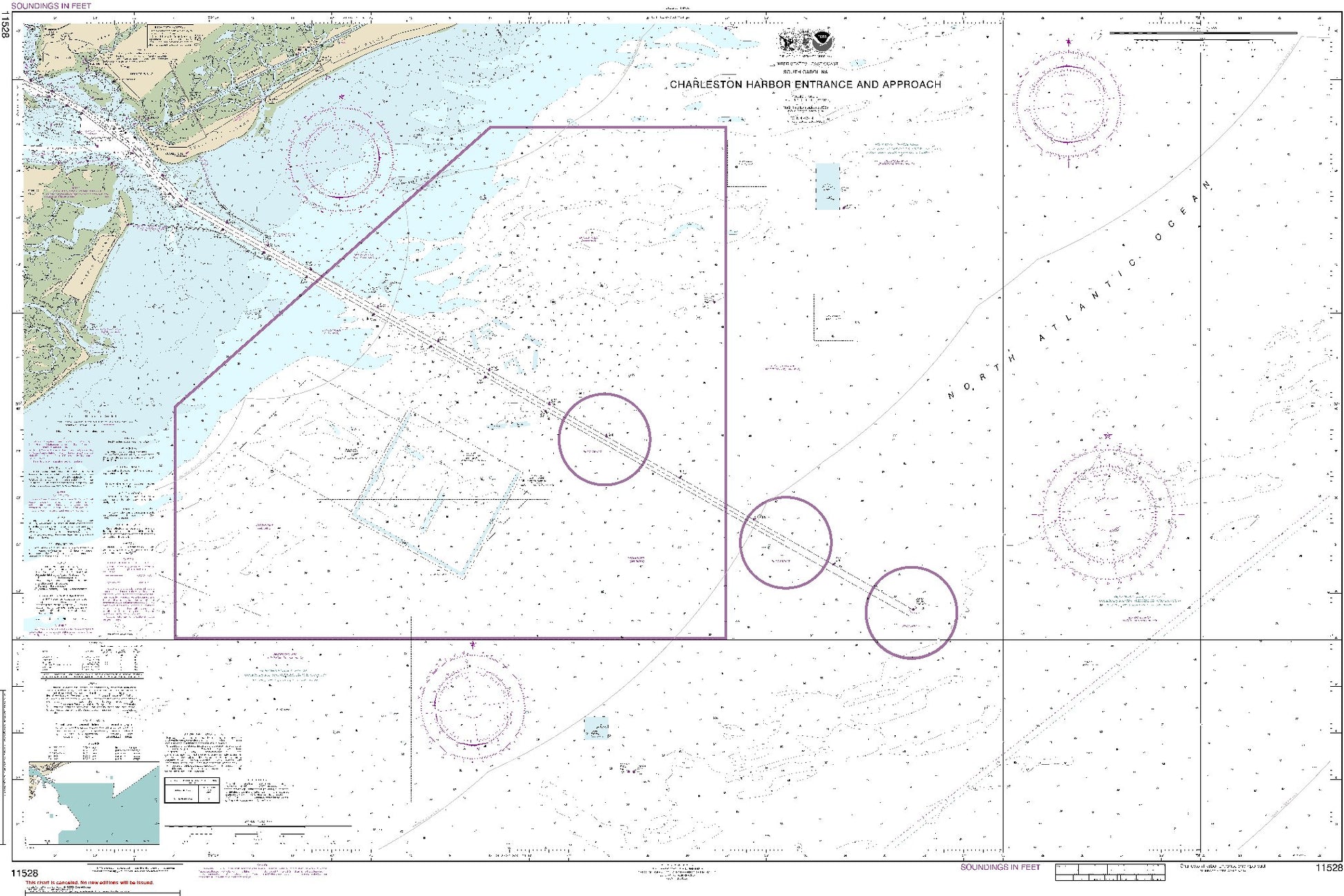 Charleston Harbor Entrance and Approach (11528) by NOAA