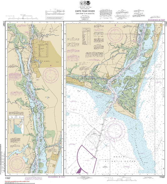 Cape Fear River (11537) by NOAA
