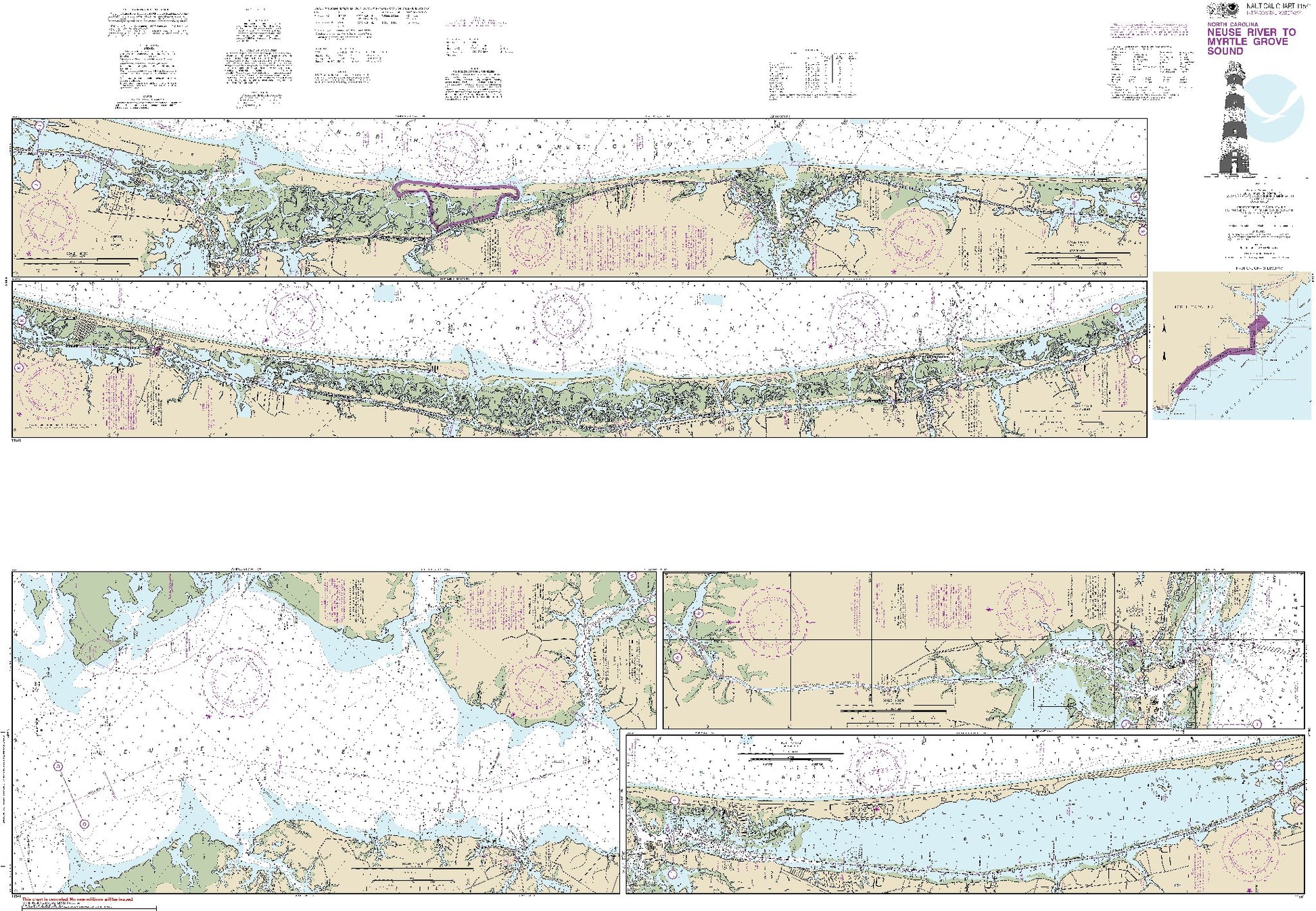 Neuse River to Myrtle Grove Sound (11541) by NOAA