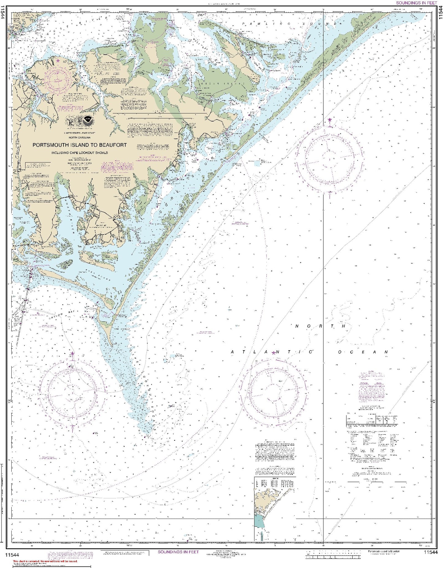 Portsmouth Island to Beaufort (11544) by NOAA