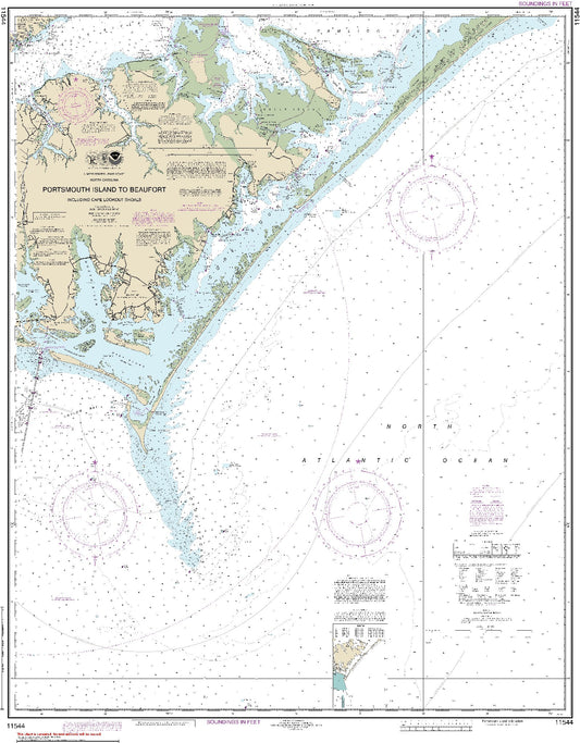 Portsmouth Island to Beaufort (11544) by NOAA