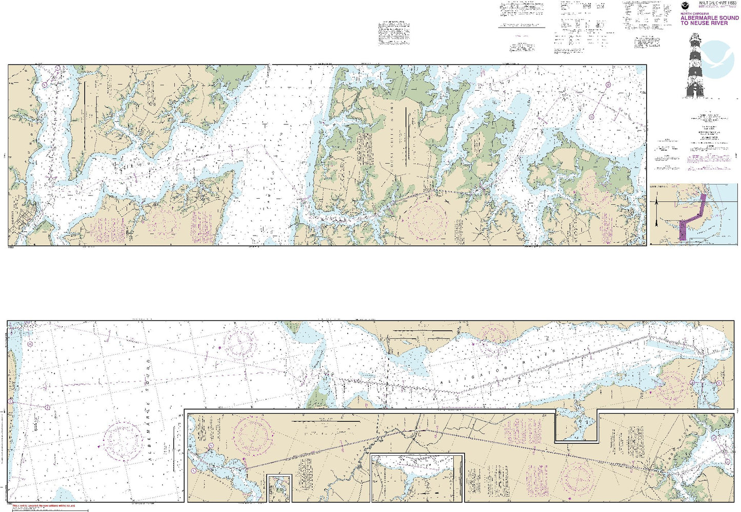 Albemarle Sound to Neuse River (11553) by NOAA