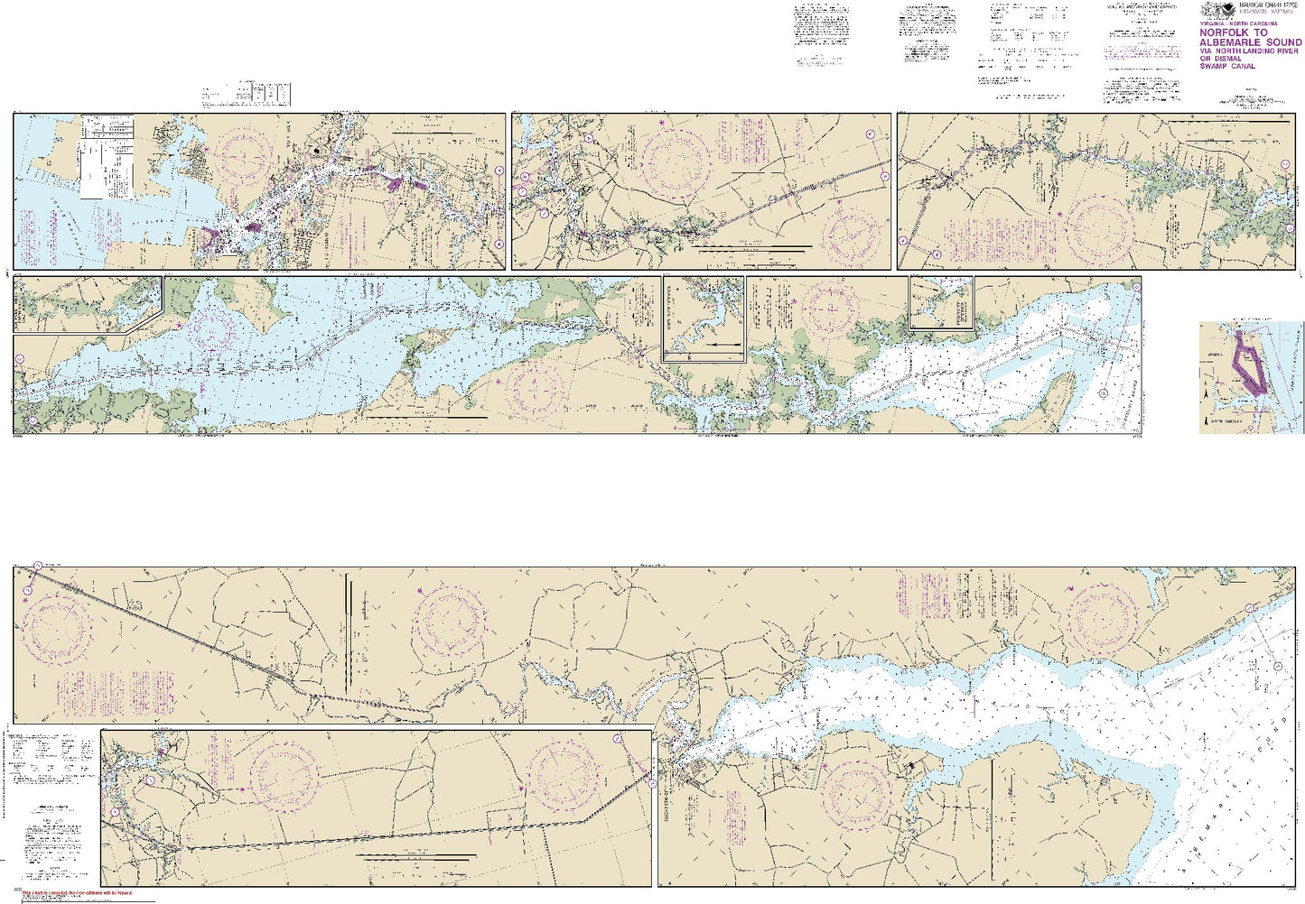 Norfolk to Albemarle Sound (12206) by NOAA