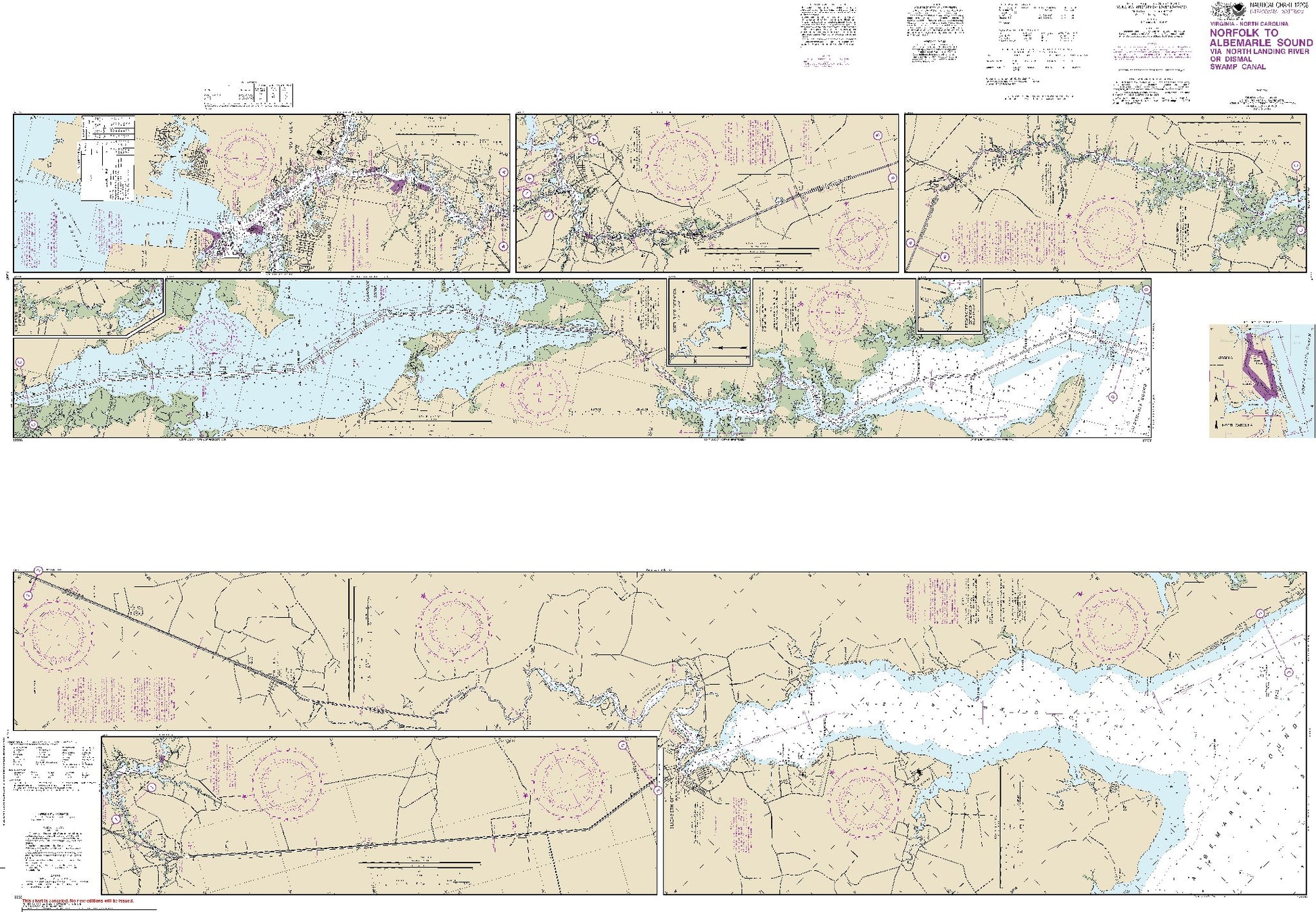 Norfolk to Albemarle Sound (12206) by NOAA