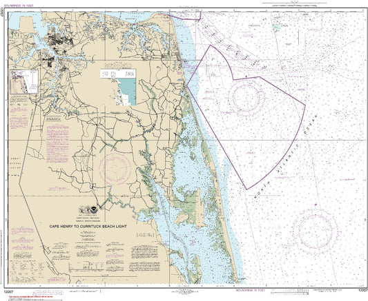 Cape Henry to Currituck Beach Light (12207) by NOAA