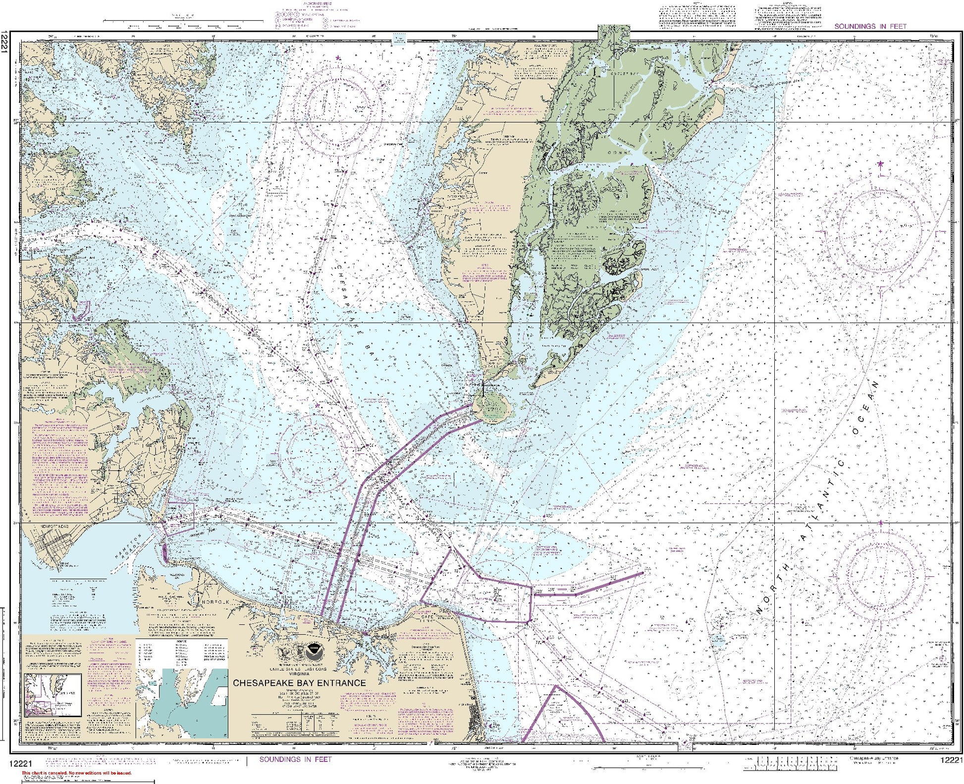 Chesapeake Bay Entrance (12221) by NOAA