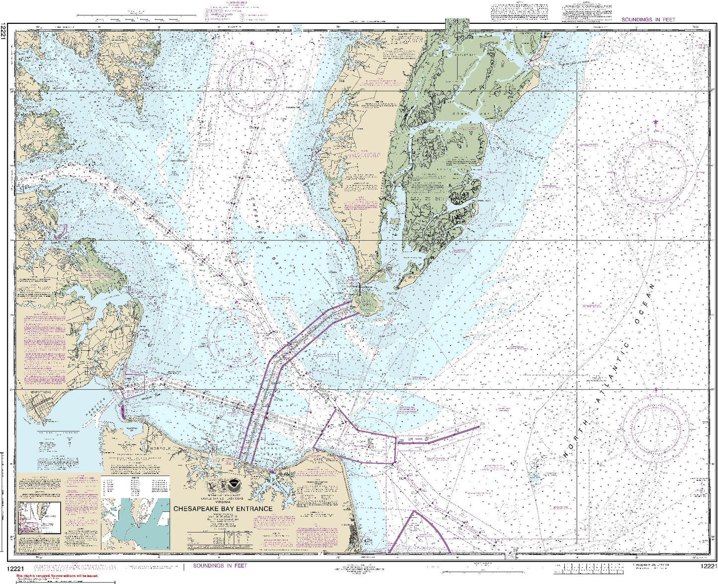 Chesapeake Bay Entrance (12221) by NOAA