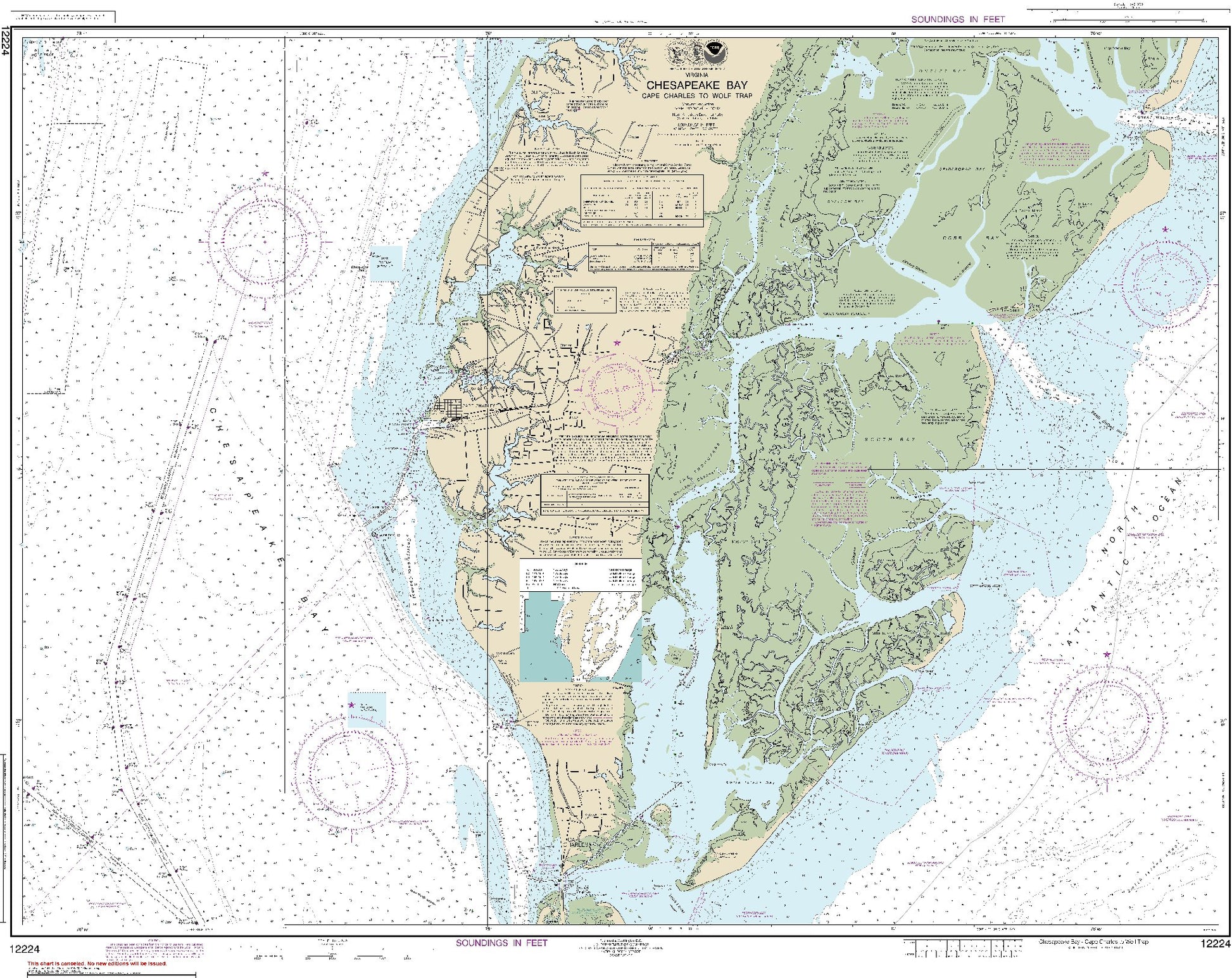 Chesapeake Bay - Cape Charles to Wolf Trap (12224) by NOAA