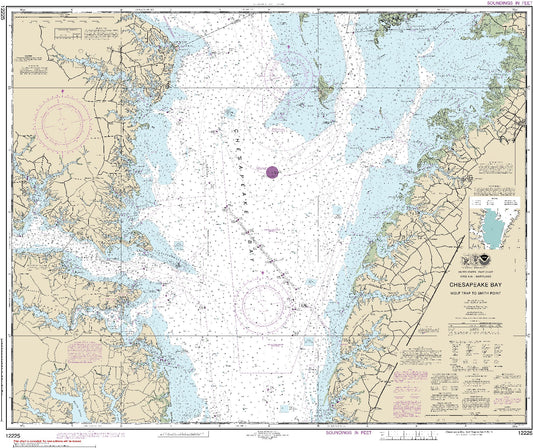 Chesapeake Bay - Wolf Trap to Smith Point (12225) by NOAA