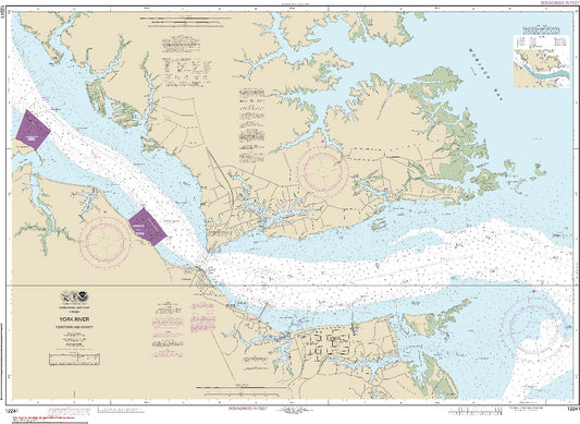 York River - Yorktown and Vicinity (12241) by NOAA