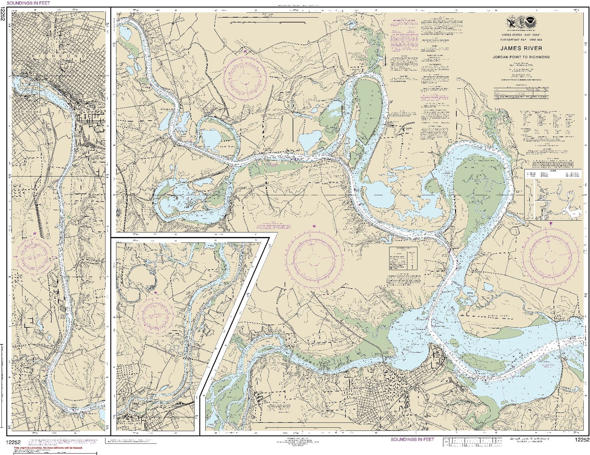 James River - Jordan Point to Richmond (12252) by NOAA