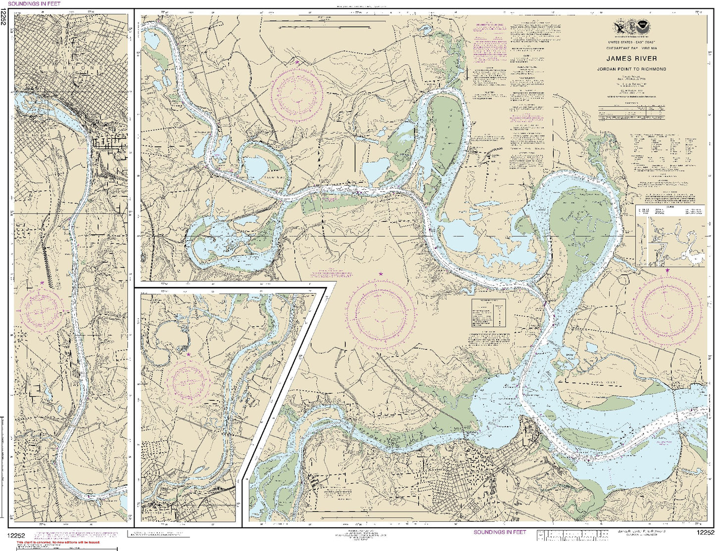 James River - Jordan Point to Richmond (12252) by NOAA