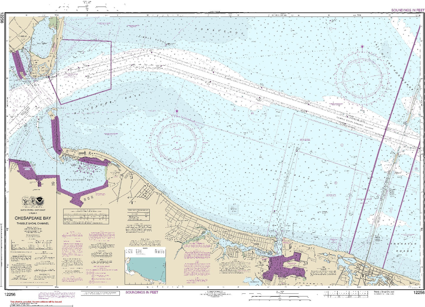 Chesapeake Bay - Thimble Shoal Channel (12256) by NOAA