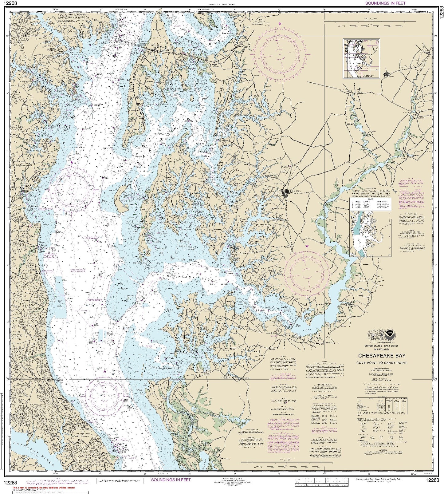 Chesapeake Bay - Cove Point to Sandy Point (12263) by NOAA