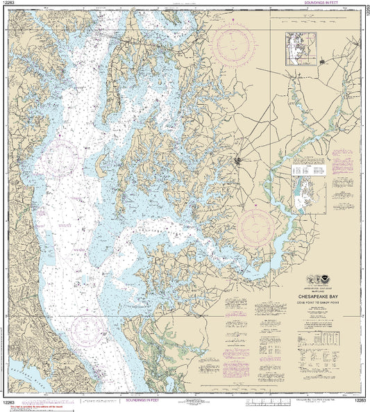 Chesapeake Bay - Cove Point to Sandy Point (12263) by NOAA