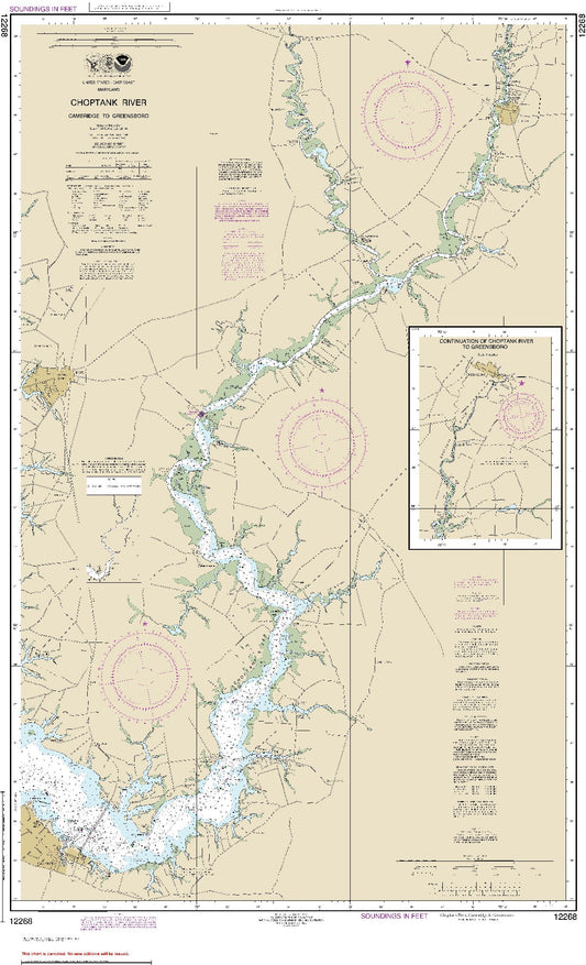 Choptank River - Cambridge to Greensboro (12268) by NOAA