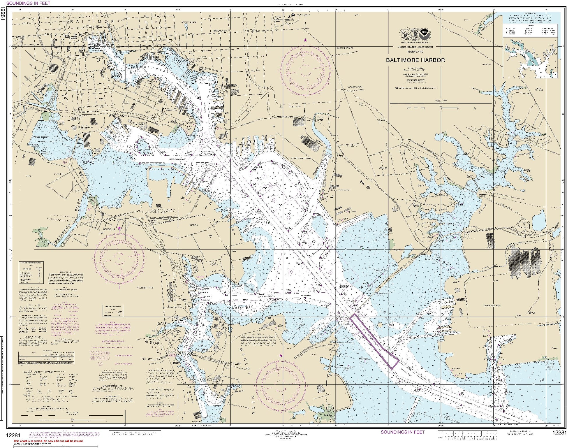 Baltimore Harbor (12281) by NOAA