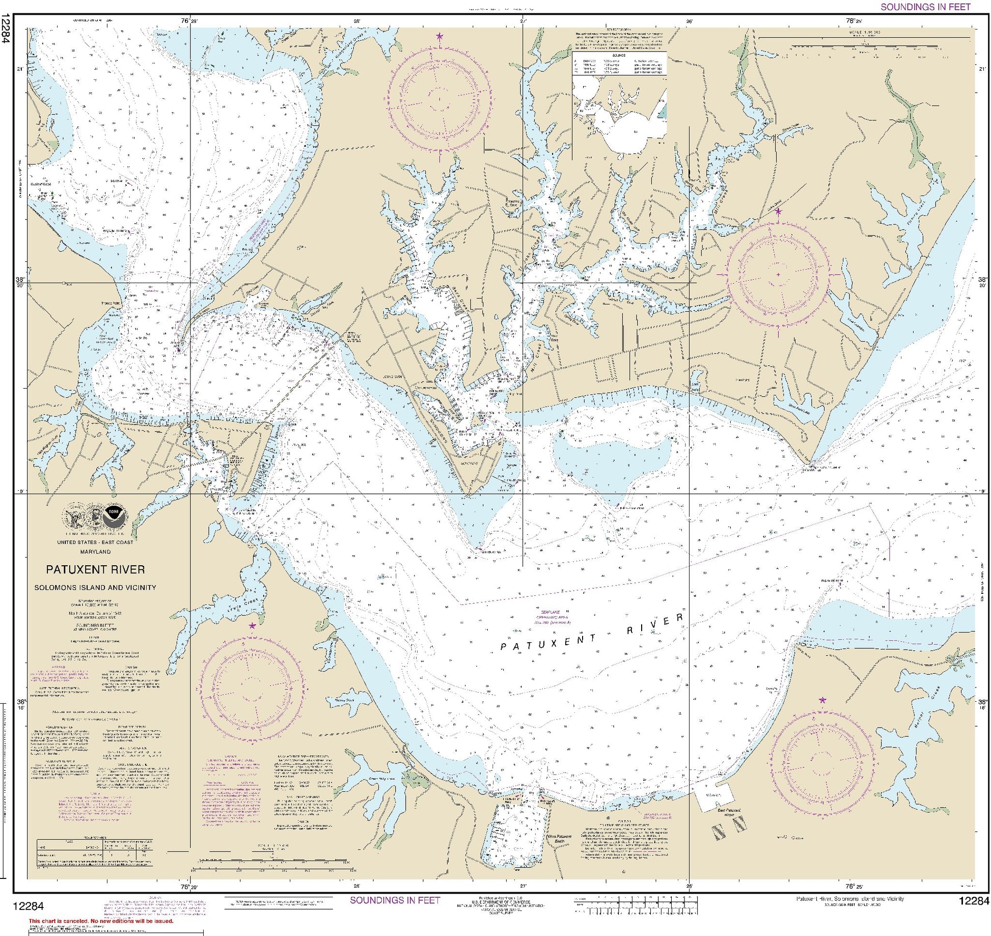 Patuxent River - Solomons Island and Vicinity (12284) by NOAA