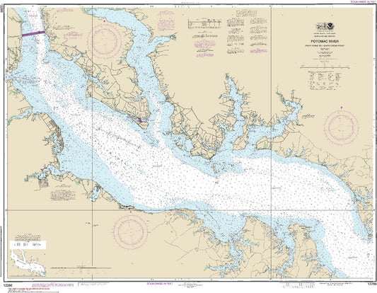 Potomac River - Piney Point to Lower Cedar Point (12286) by NOAA