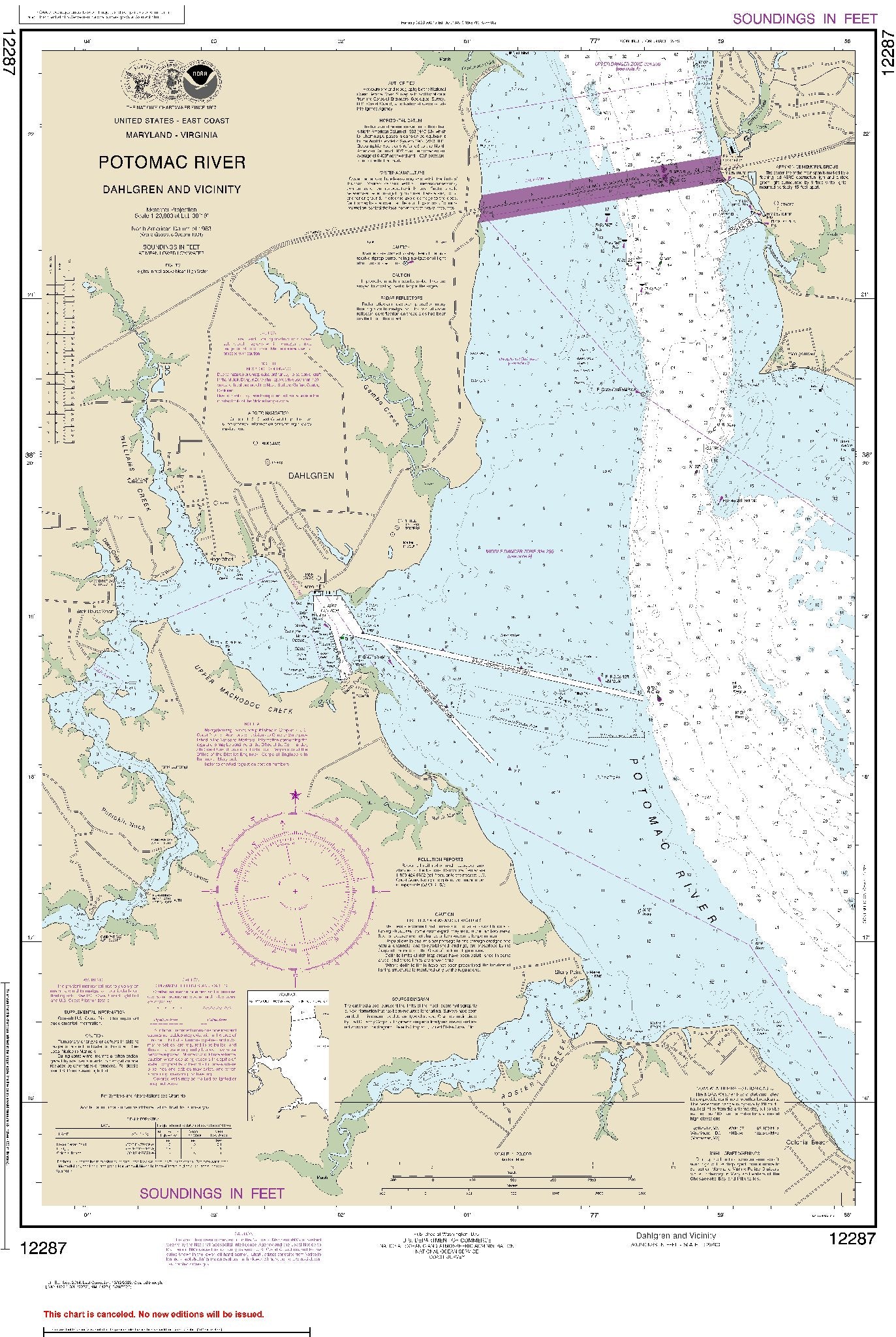 Dahlgren and Vicinity (12287) by NOAA