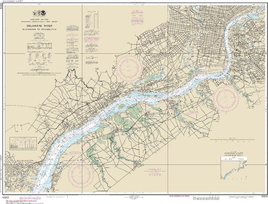 Delaware River - Wilmington to Philadelphia (12312) by NOAA