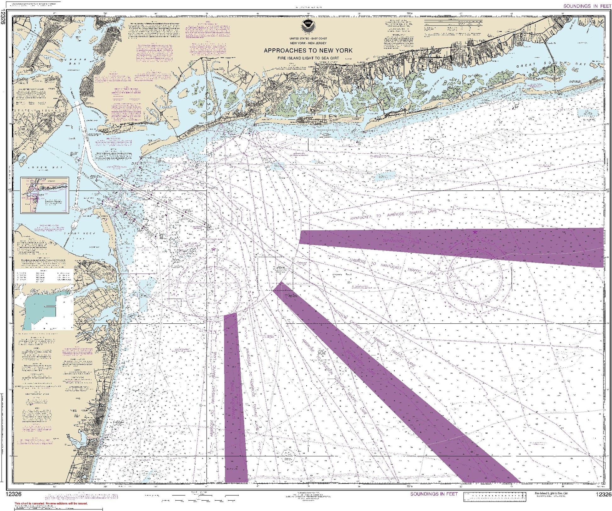 Fire Island Light to Sea Girt (12326) by NOAA