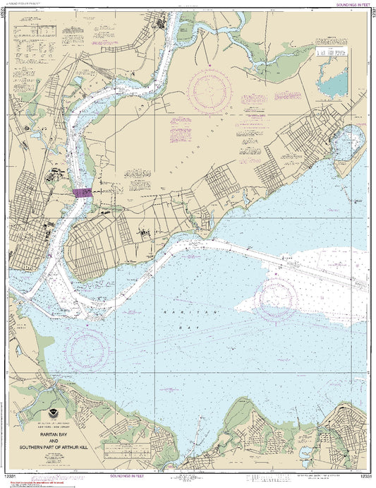 Raritan Bay and Southern Part of Authur Kill (12331) by NOAA