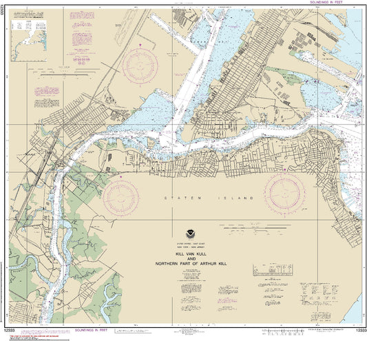 Kill Van Kull and Northern Part of Arthur Kill (12333) by NOAA