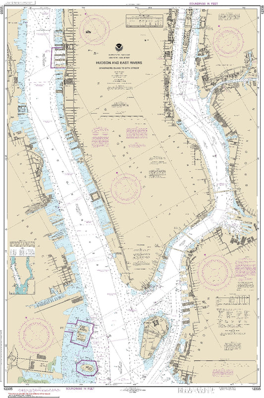 Hudson and East Rivers (12335) by NOAA