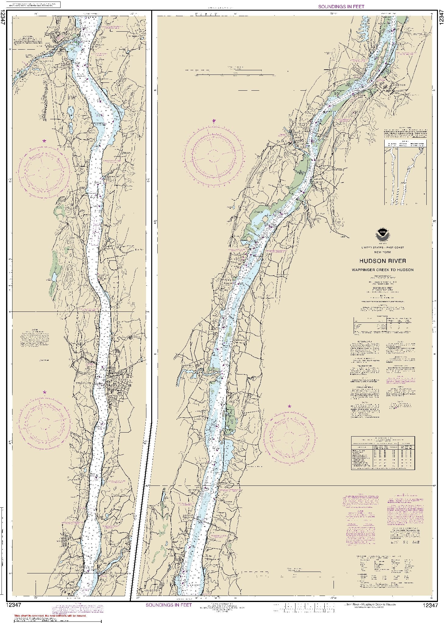 Hudson River - Wappinger Creek to Hudson (12347) by NOAA