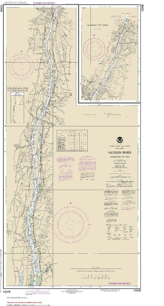 Hudson River - Coxsackie to Troy (12348) by NOAA