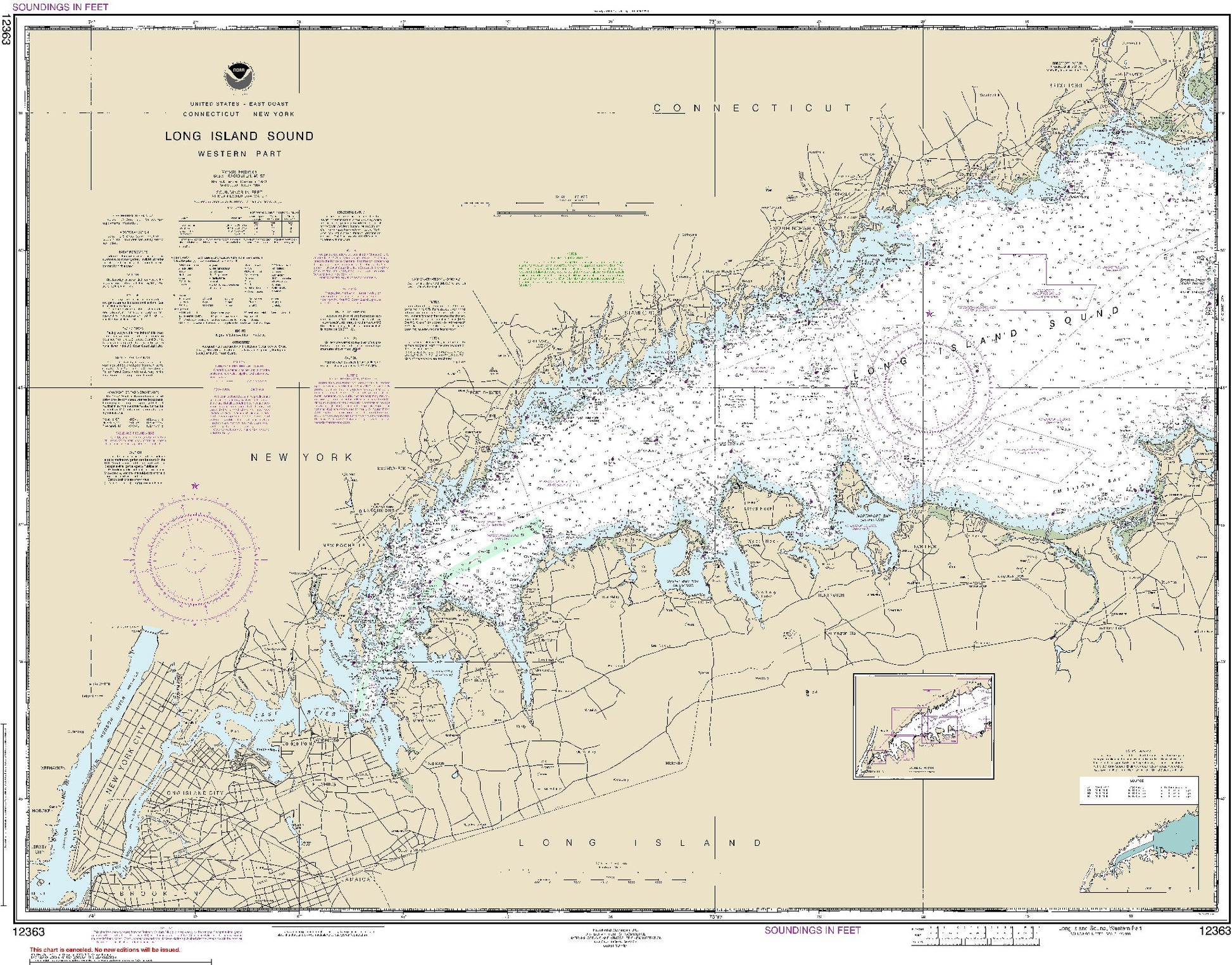 Long Island Sound - Western Part (12363) by NOAA