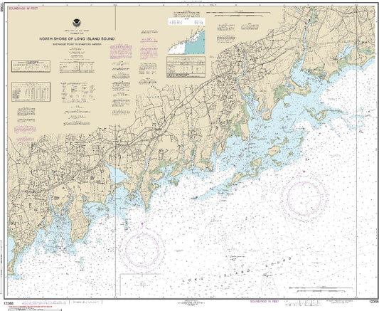 North Shore of Long Island Sound - Sherwood Point to Stamford Harbor (12368) by NOAA