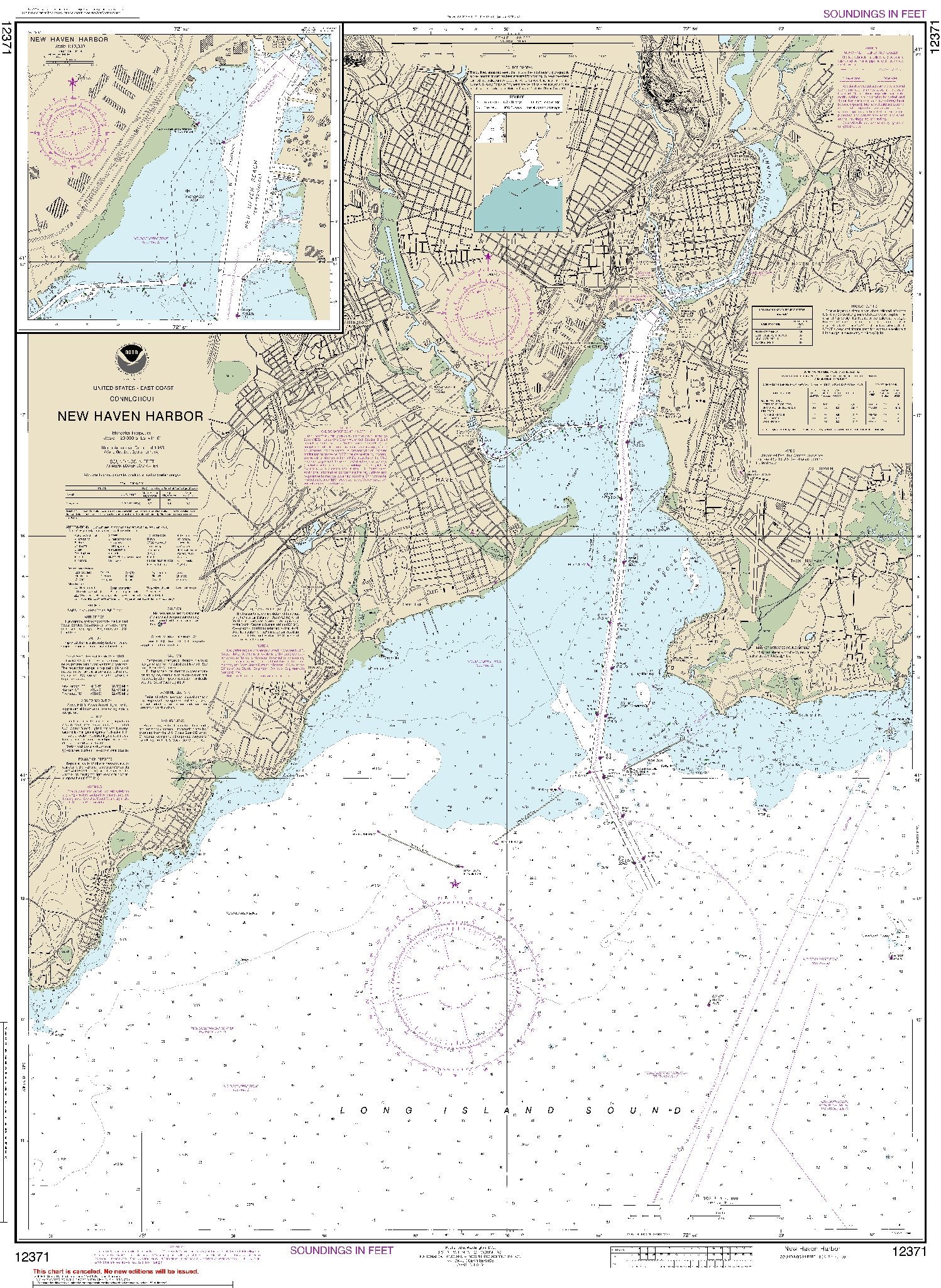 New Haven Harbor (12371) by NOAA