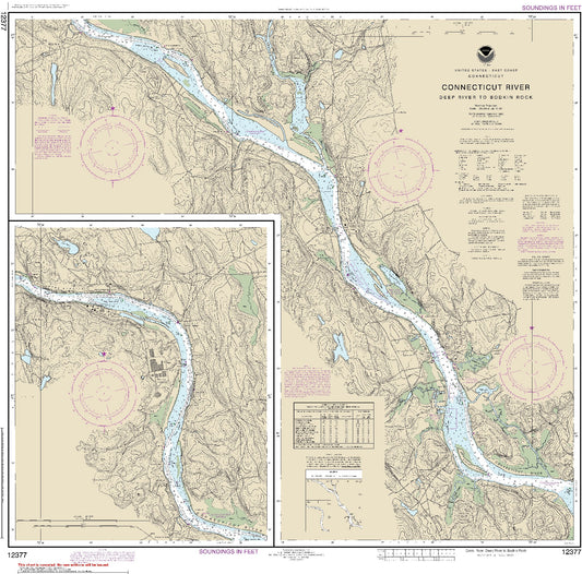 Connecticut River - Deep River to Bodkin Rock (12377) by NOAA