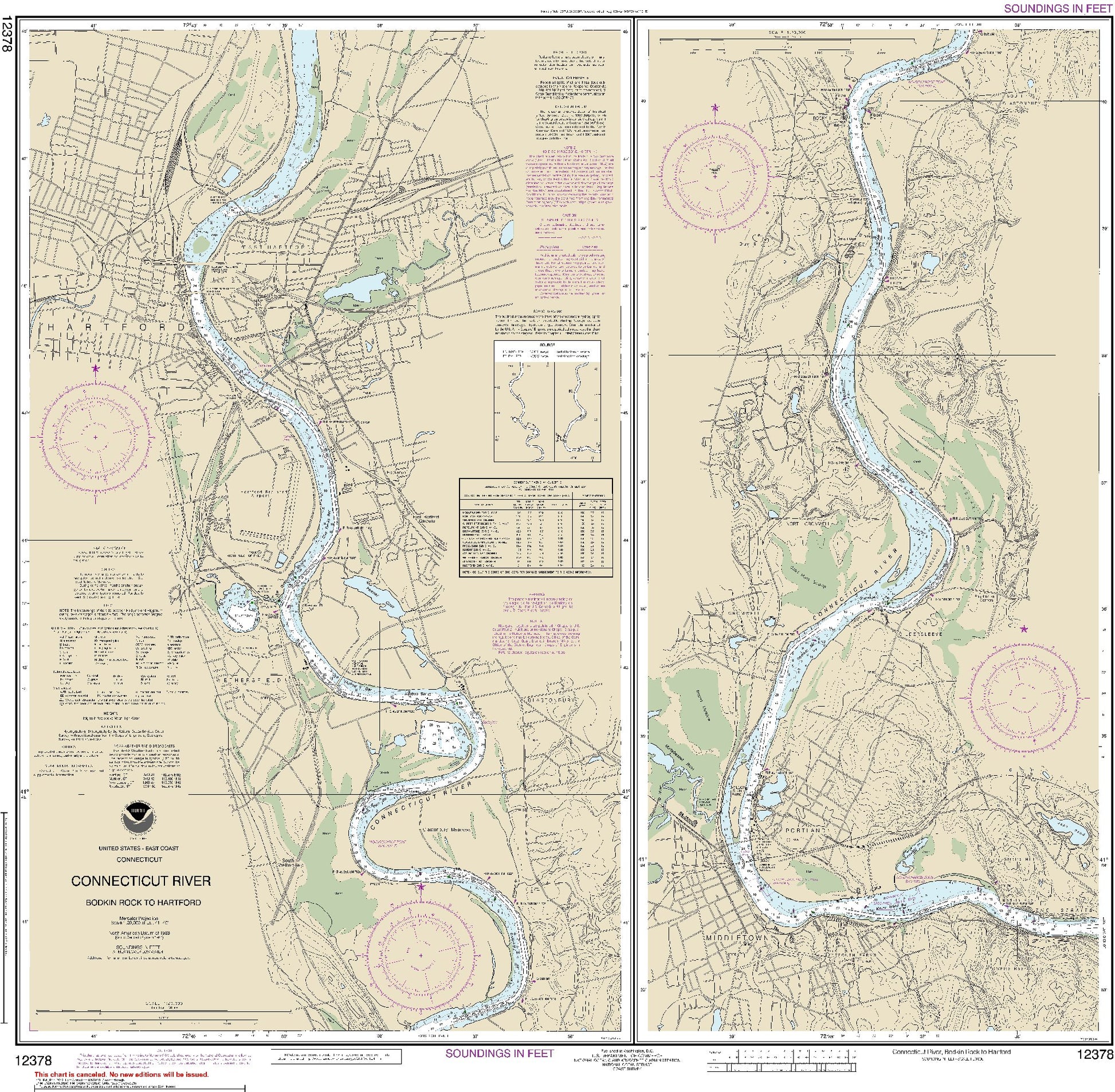 Connecticut River - Bodkin Rock to Hartford (12378) by NOAA