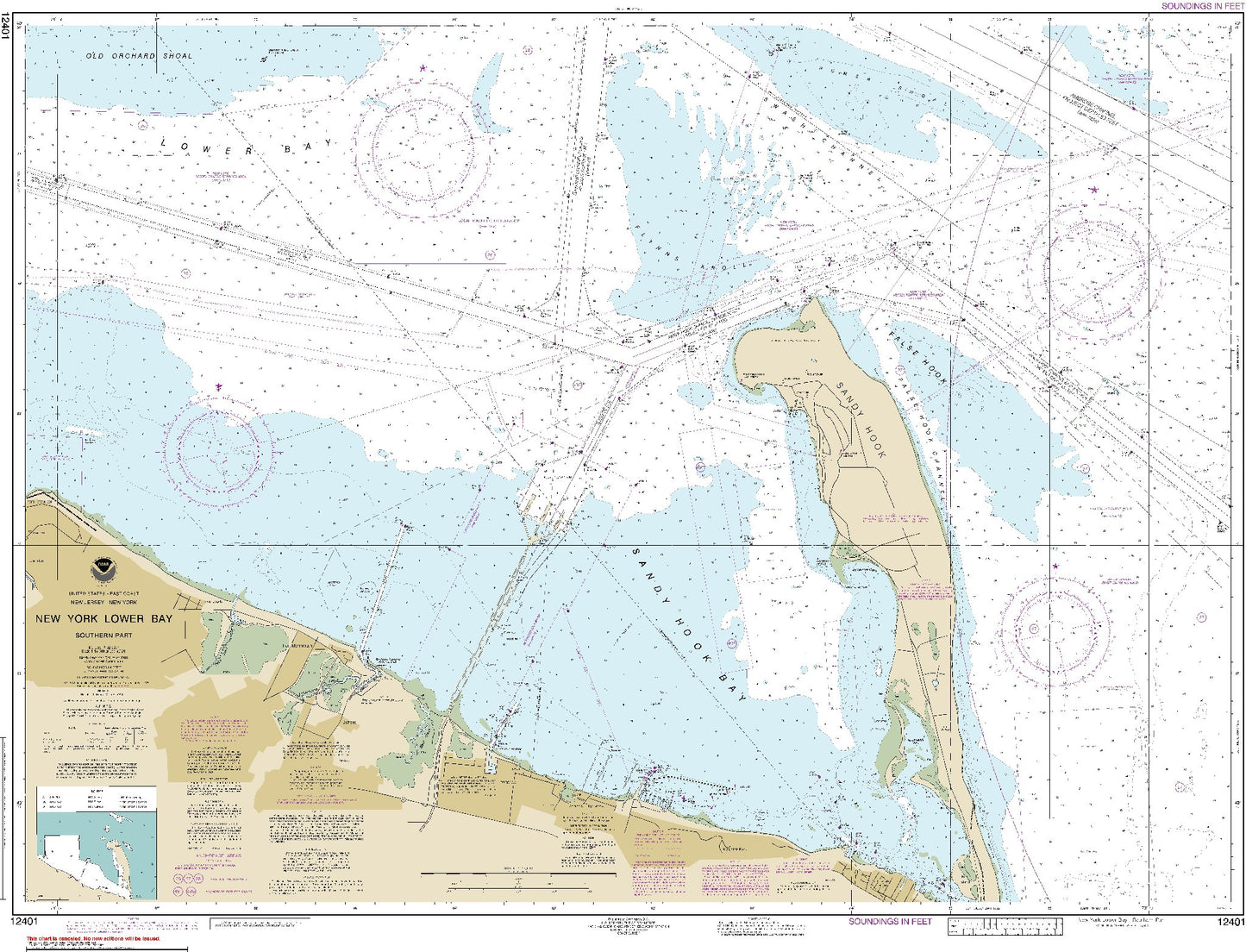 New York Lower Bay - Southern Part (12401) by NOAA