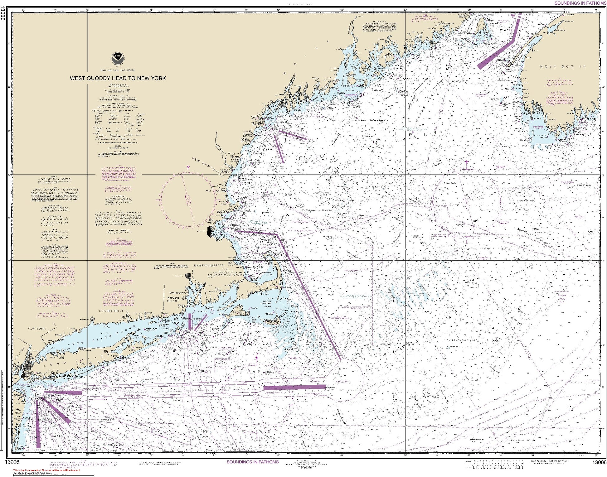 West Quoddy Head to New York (13006) by NOAA