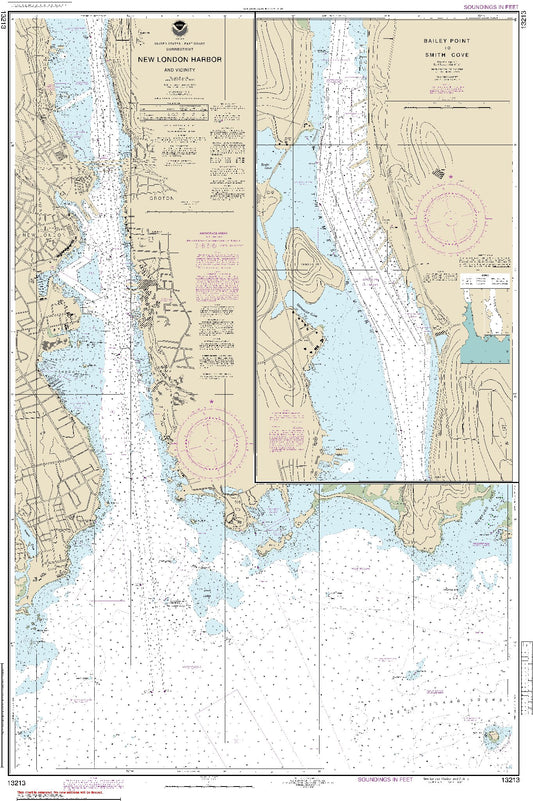 New London Harbor and Vicinity (13213) by NOAA