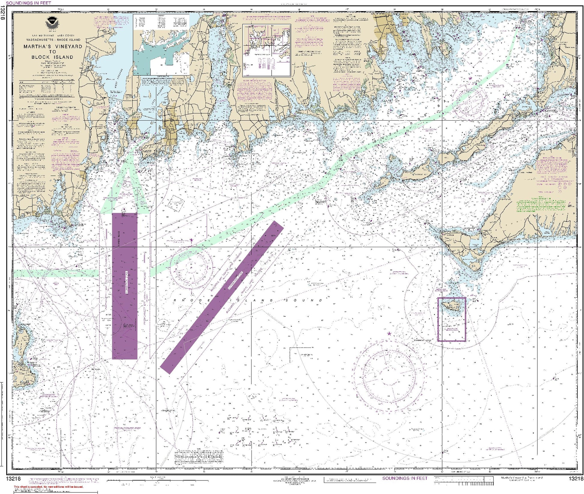 Martha'S Vineyard to Block Island (13218) by NOAA